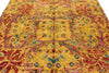 8x10 Mustard and Multicolor Anatolian Traditional Rug