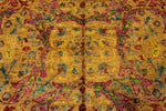 8x10 Mustard and Multicolor Anatolian Traditional Rug