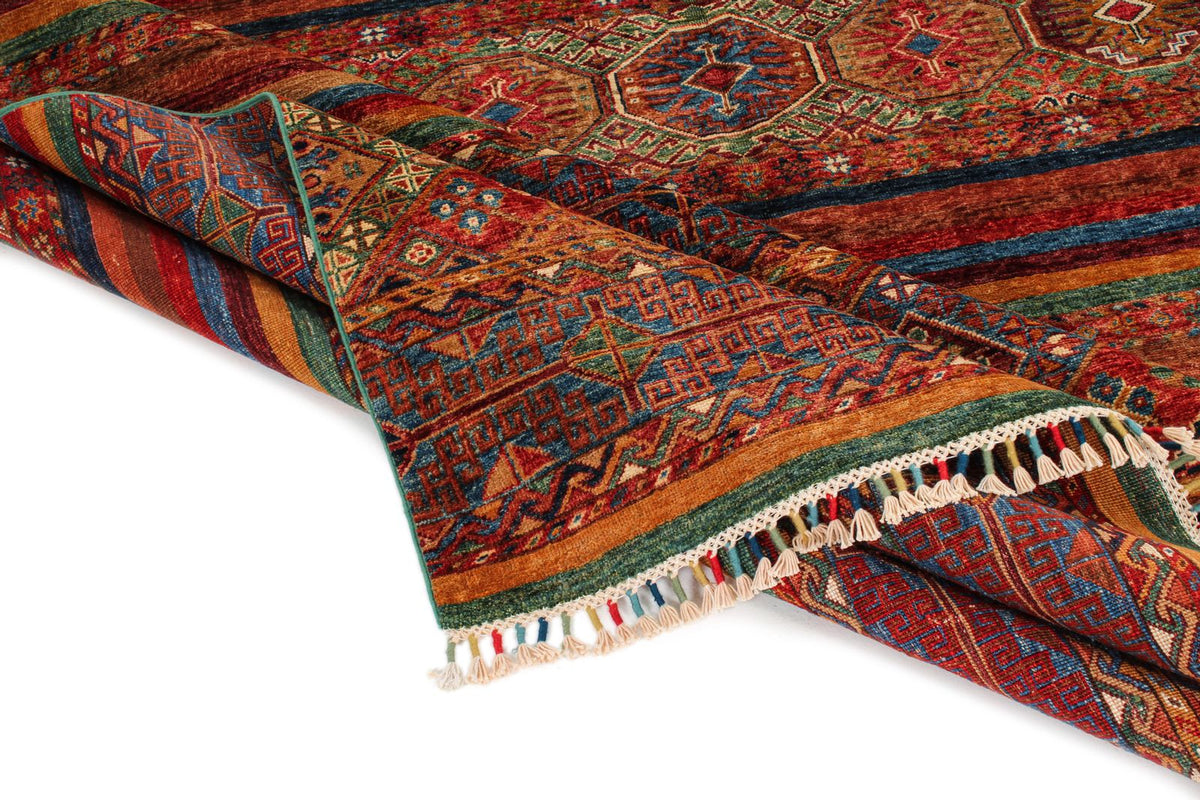 8x10 Multicolor Tribal Rug