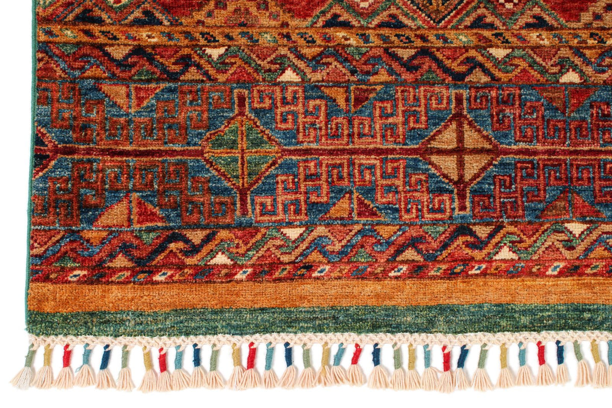 8x10 Multicolor Tribal Rug