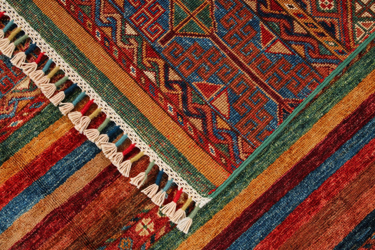 8x10 Multicolor Tribal Rug