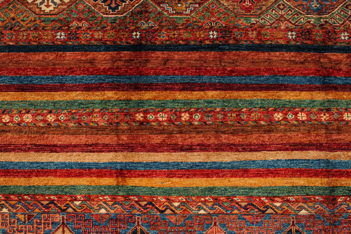 8x10 Multicolor Tribal Rug