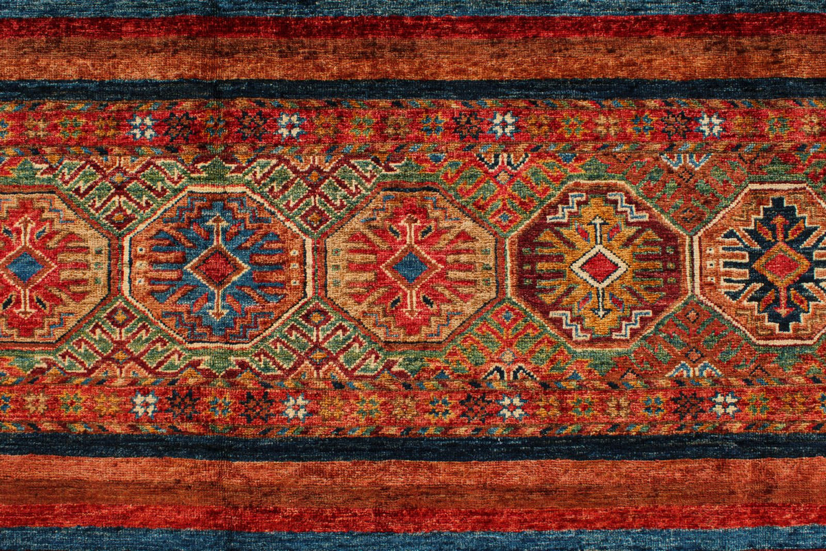8x10 Multicolor Tribal Rug