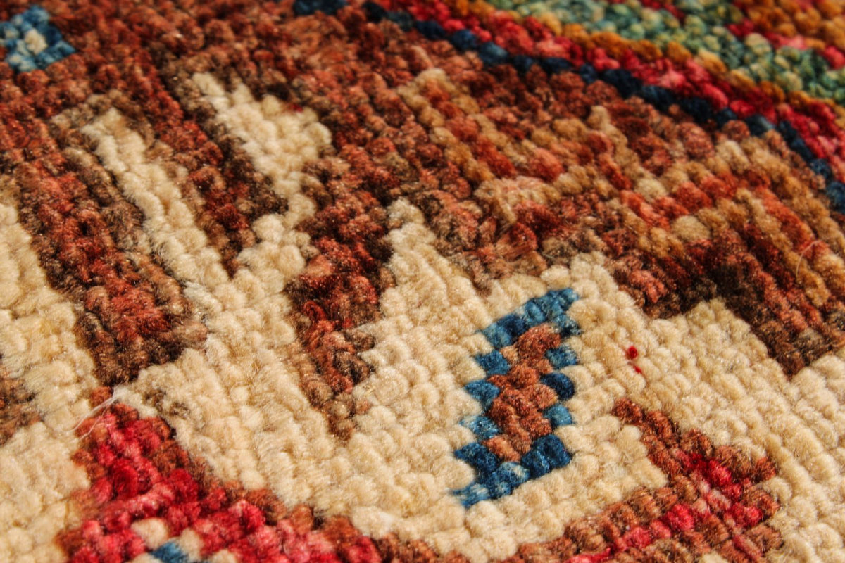 8x10 Multicolor Tribal Rug