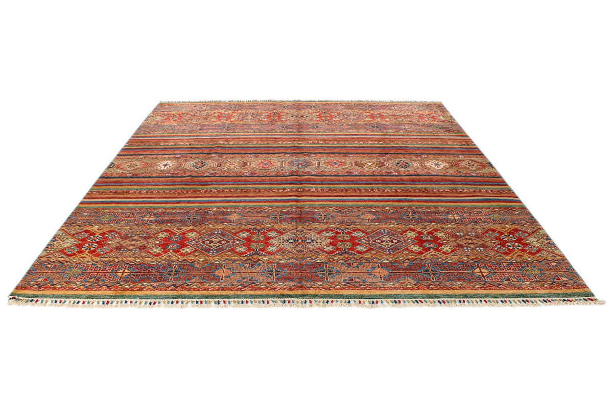 8x10 Multicolor Tribal Rug