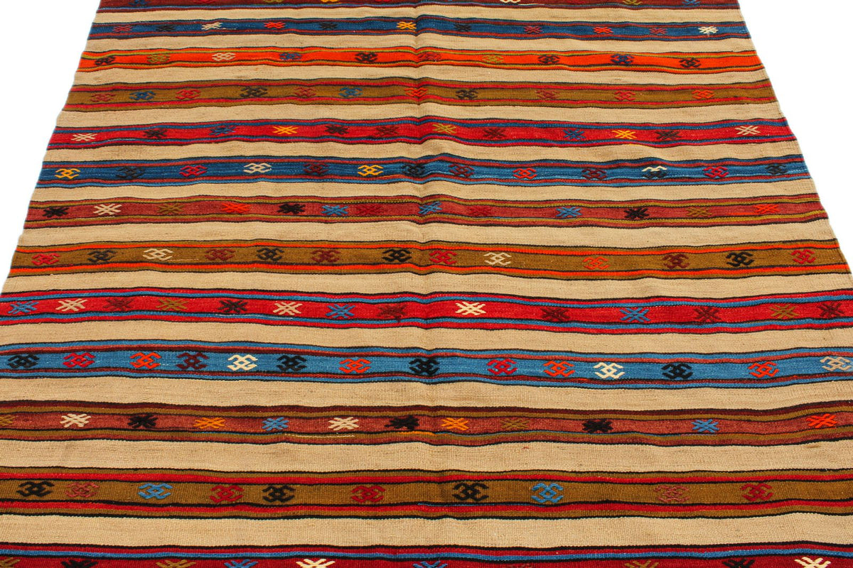 6x8 Multicolor Turkish Tribal Rug