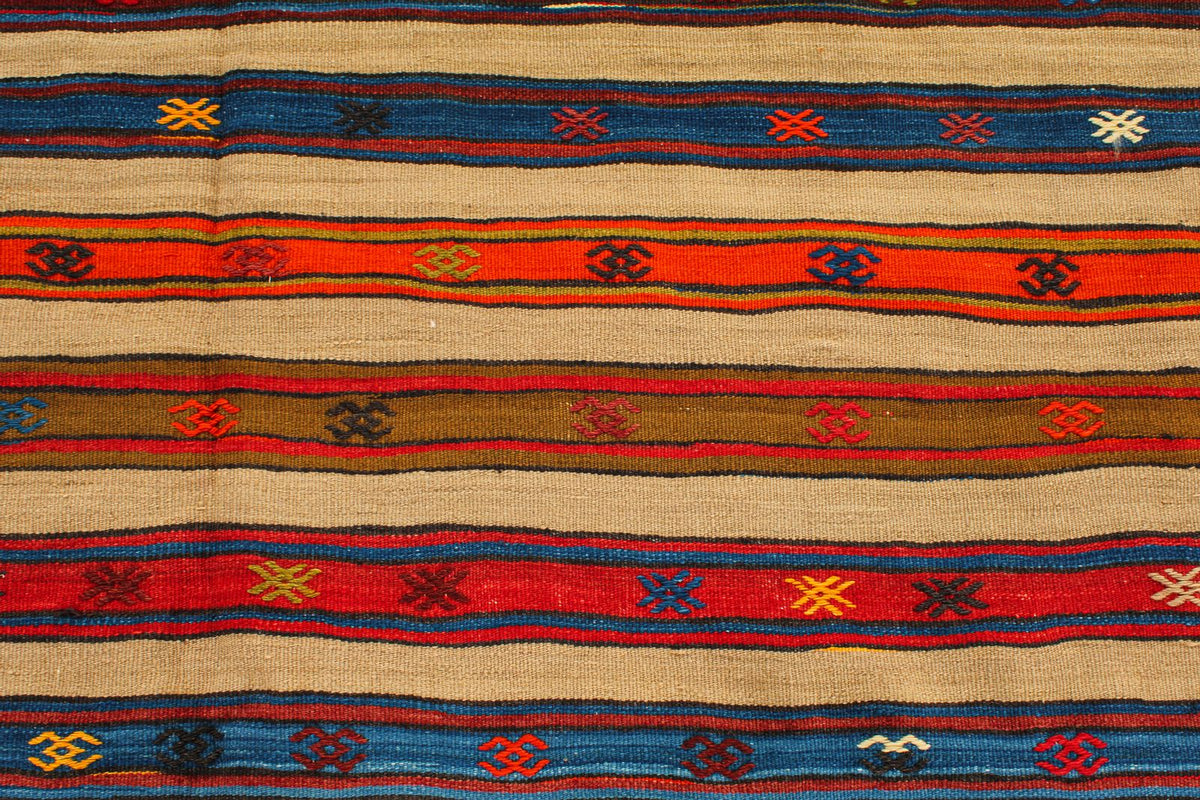 6x8 Multicolor Turkish Tribal Rug