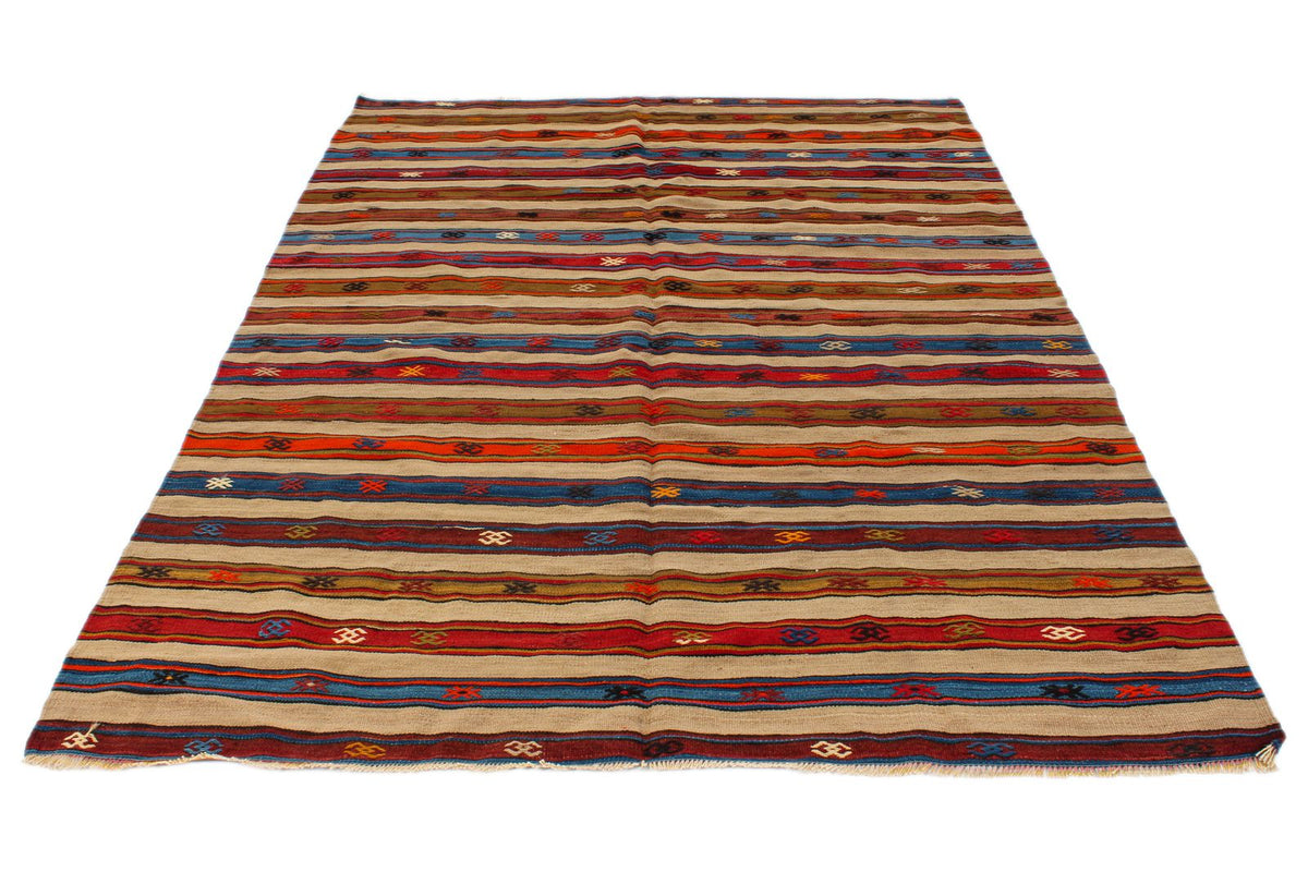 6x8 Multicolor Turkish Tribal Rug