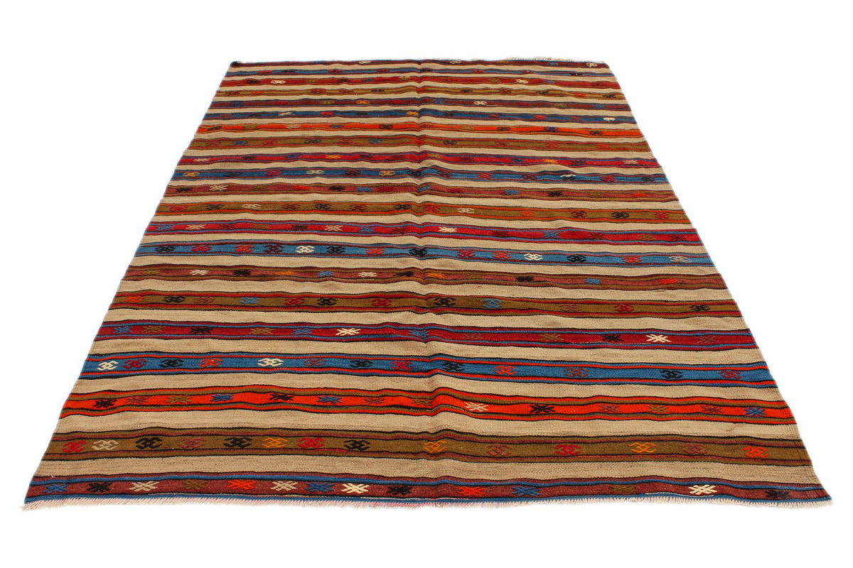 6x8 Multicolor Turkish Tribal Rug