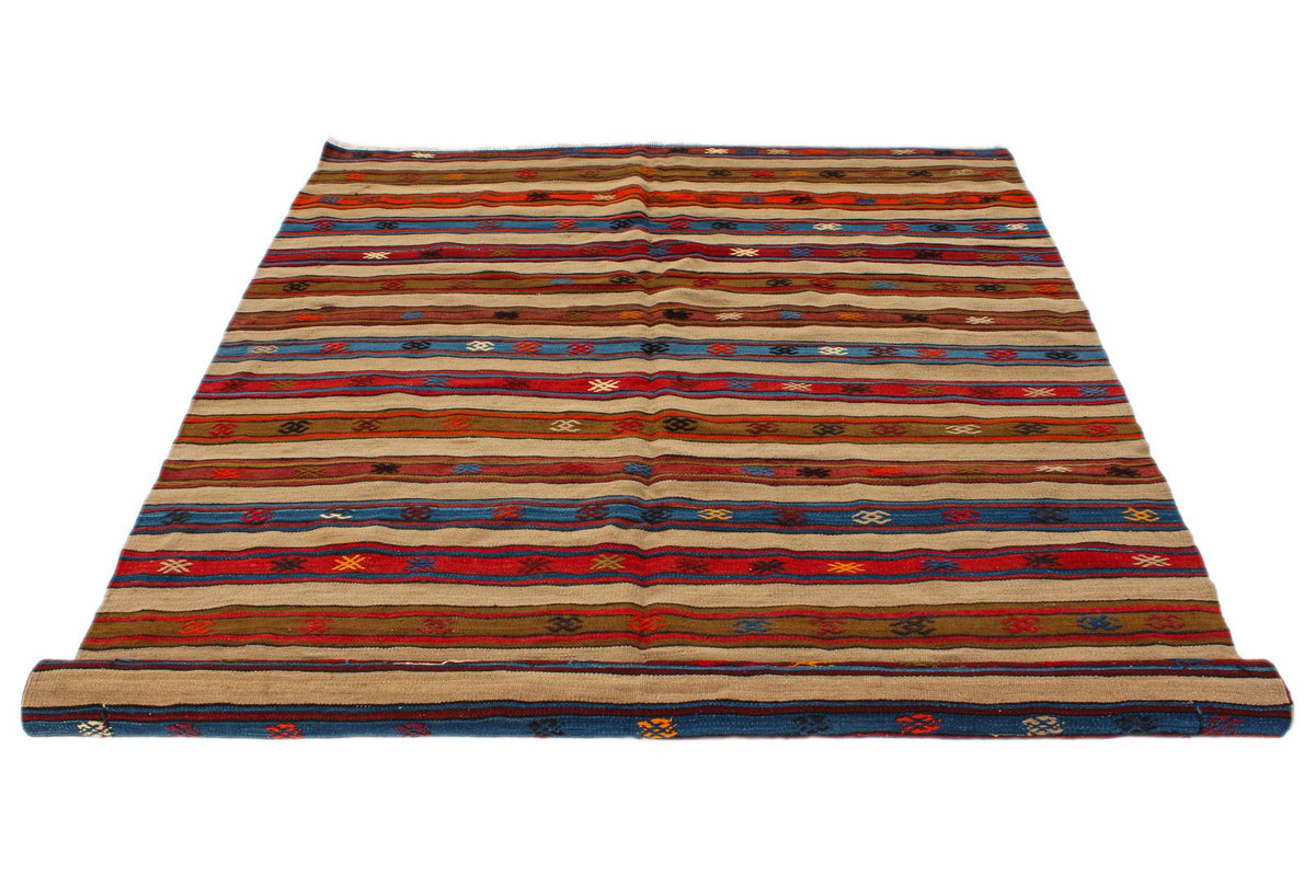 6x8 Multicolor Turkish Tribal Rug