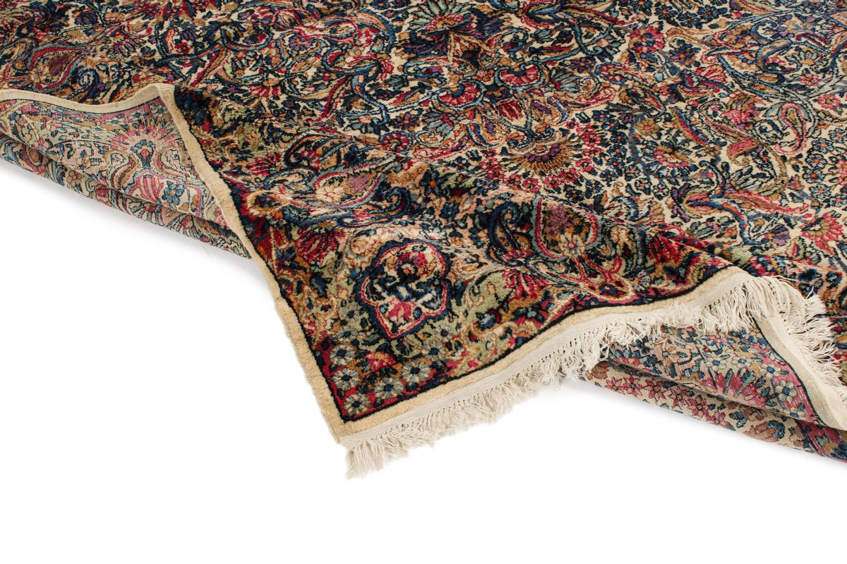 9x14 Ivory and Multicolor Persian Traditional Rug