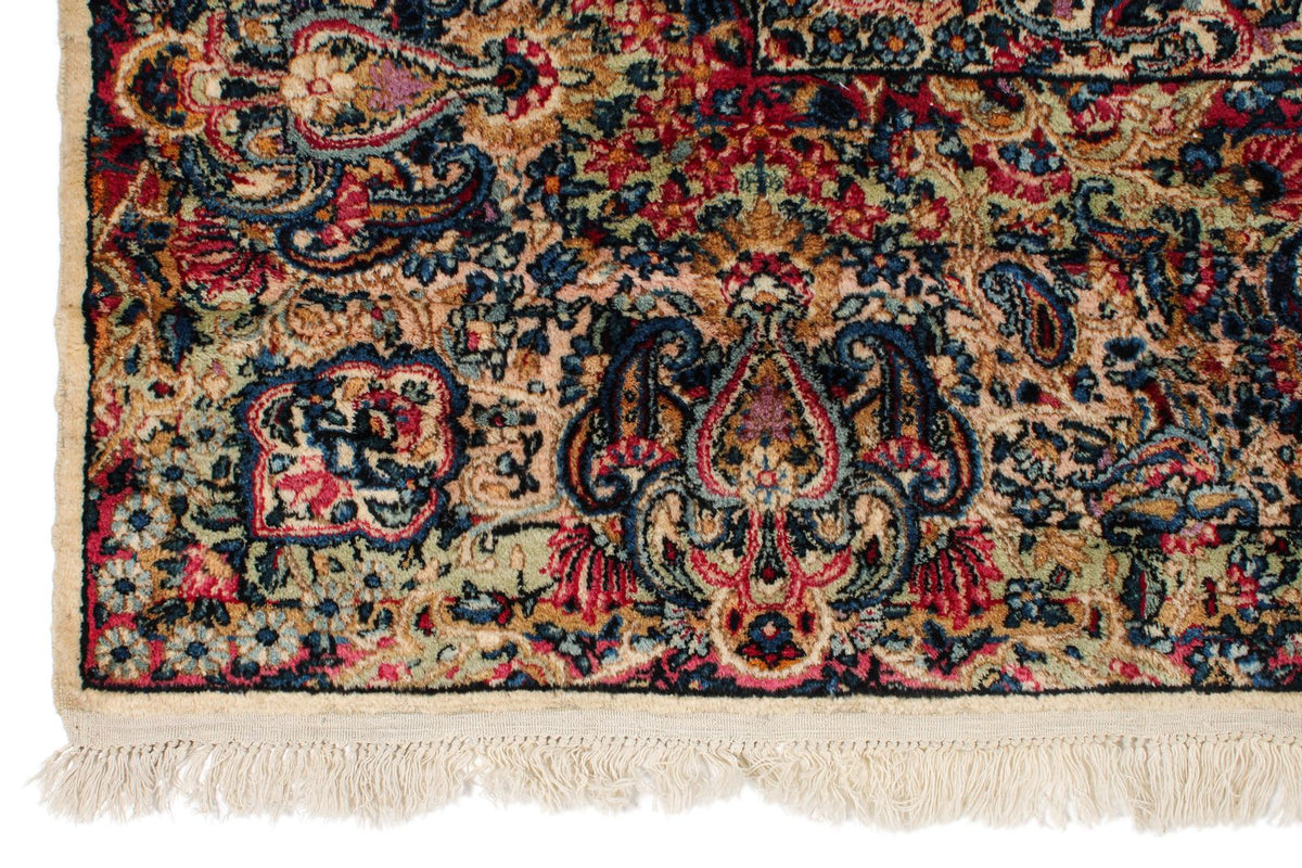 9x14 Ivory and Multicolor Persian Traditional Rug