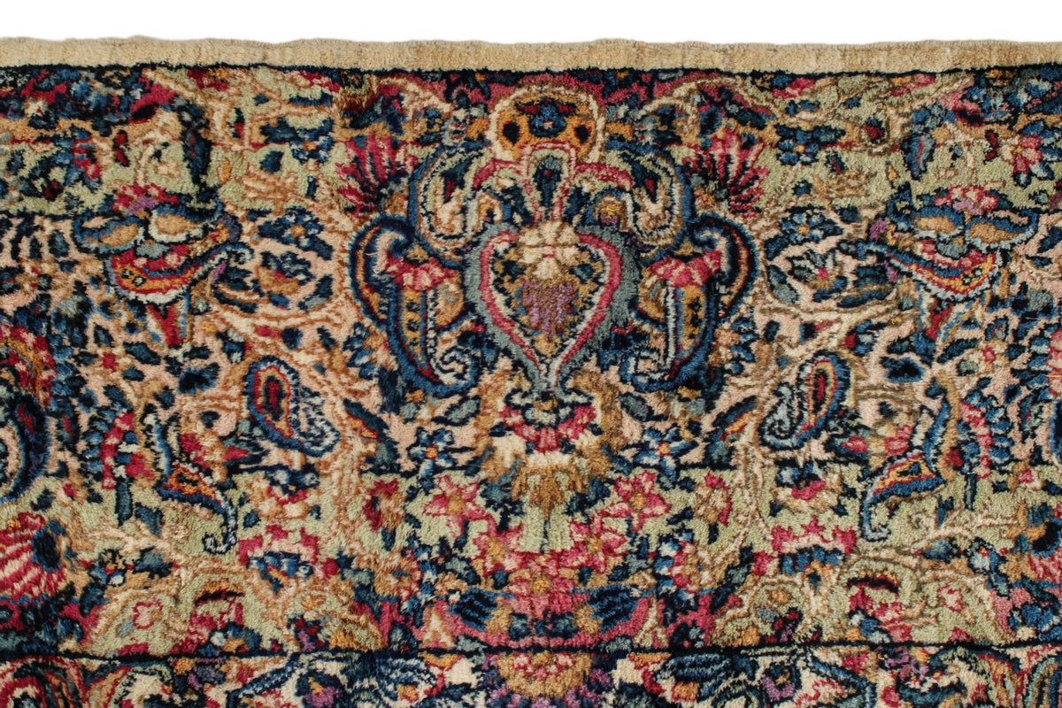 9x14 Ivory and Multicolor Persian Traditional Rug