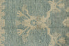 10x14 Light Blue and Ivory Turkish Oushak Rug