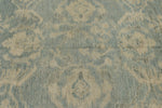 10x14 Light Blue and Ivory Turkish Oushak Rug