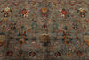 8x10 Brown and Beige Turkish Tribal Rug