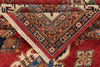 10x13 Red and Ivory Kazak Tribal Rug