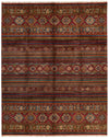 10x13 Multicolor Tribal Rug