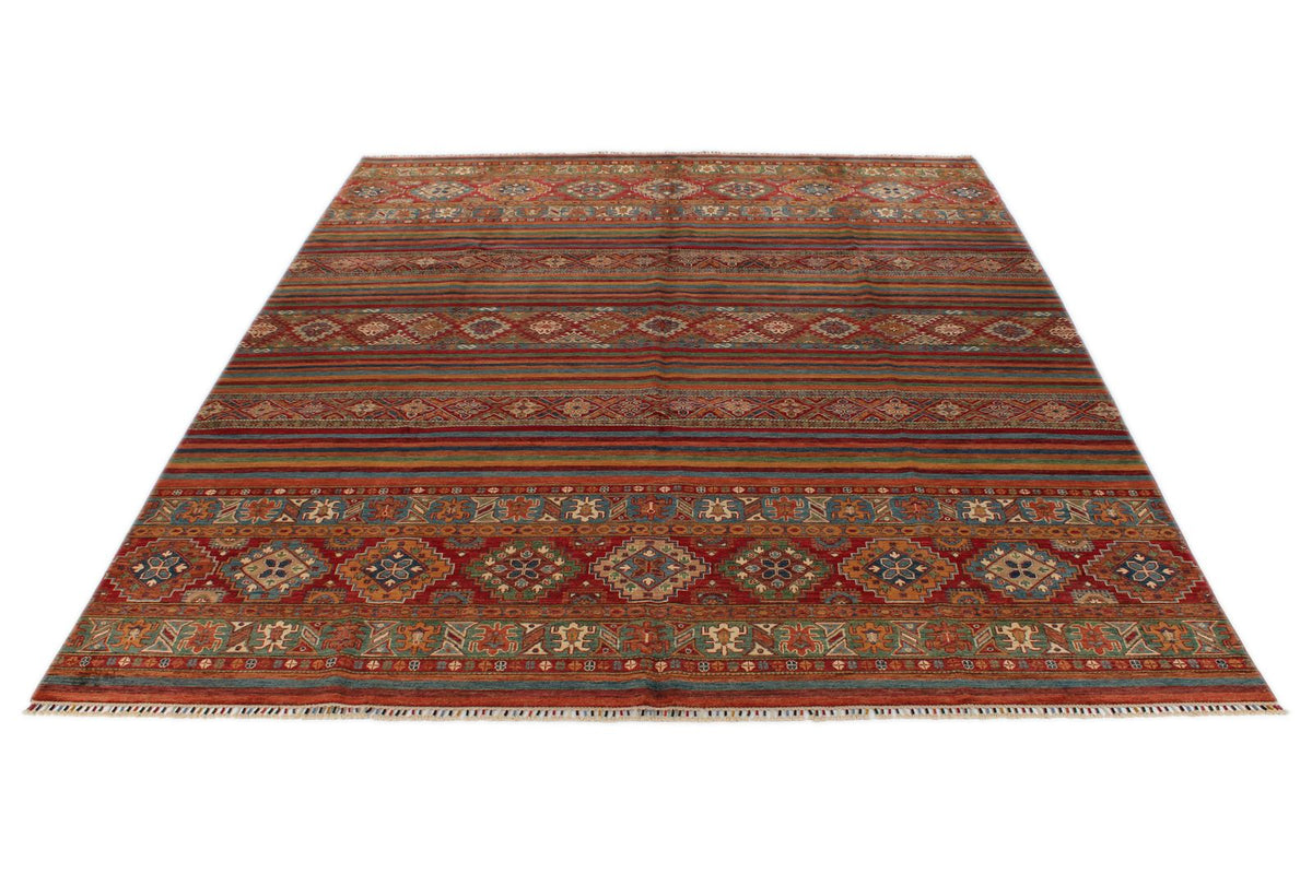 10x13 Multicolor Tribal Rug