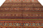 10x13 Multicolor Tribal Rug