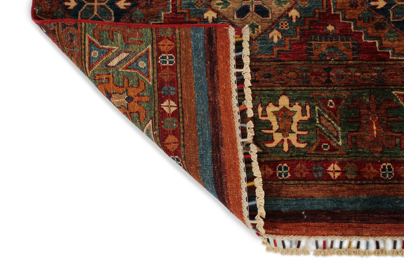 10x13 Multicolor Tribal Rug