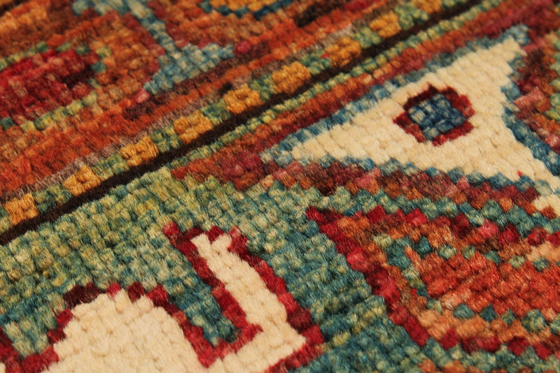 10x13 Multicolor Tribal Rug