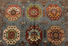 5x7 Gray and Brown Turkish Tribal Rug