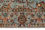 5x7 Gray and Brown Turkish Tribal Rug