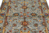 5x6 Gray and Multicolor Turkish Tribal Rug