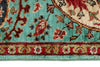 4x6 Turquoıse and Red Turkish Tribal Rug