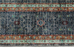 5x7 Light Blue and Gray Turkish Tribal Rug