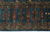 9x13 Blue and Blue Turkish Tribal Rug