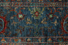 8x10 Blue and Blue Turkish Tribal Rug