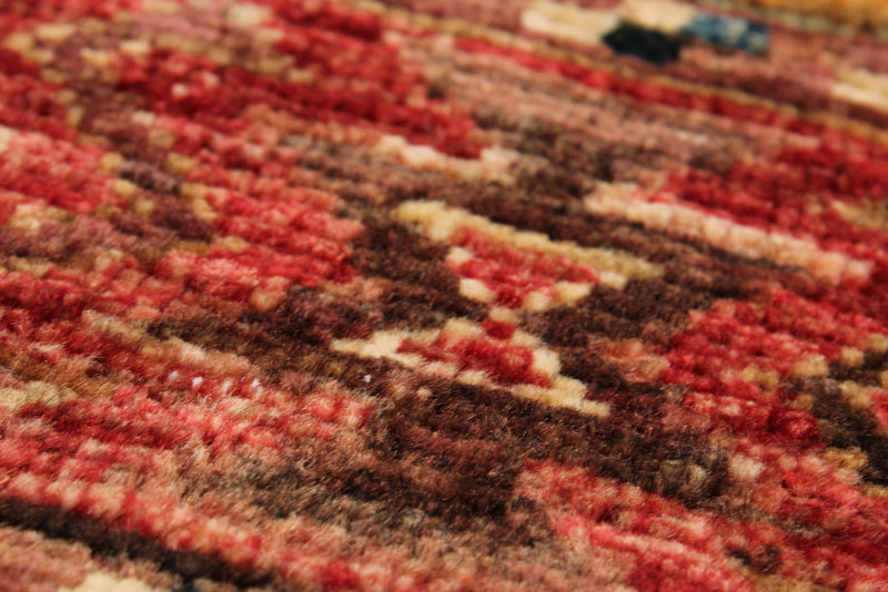 3x13 Blue and Multicolor Tribal Runner