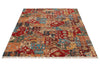 5x7 Red and Multicolor Tribal Rug