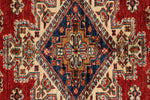 5x7 Red and Red Kazak Tribal Rug