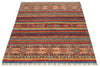 3x5 Blue and Multicolor Tribal Rug