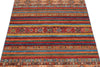 3x5 Blue and Multicolor Tribal Rug