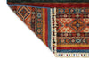 3x5 Blue and Multicolor Tribal Rug