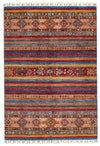 3x5 Multicolor and Multicolor Tribal Rug