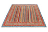 5x7 Multicolor and Blue Turkish Tribal Rug