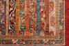 5x7 Red and Multicolor Turkish Tribal Rug