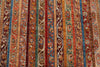 5x7 Red and Multicolor Turkish Tribal Rug