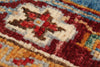 5x7 Red and Multicolor Turkish Tribal Rug