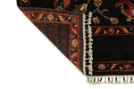 6x8 Dark Brown and Multicolor Turkish Tribal Rug