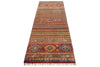 3x10 Red and Multicolor Tribal Runner