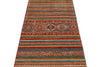 3x10 Red and Multicolor Tribal Runner