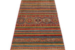 3x10 Red and Multicolor Tribal Runner