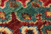 3x10 Red and Multicolor Tribal Runner