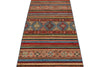 3x12 Blue and Multicolor Tribal Runner